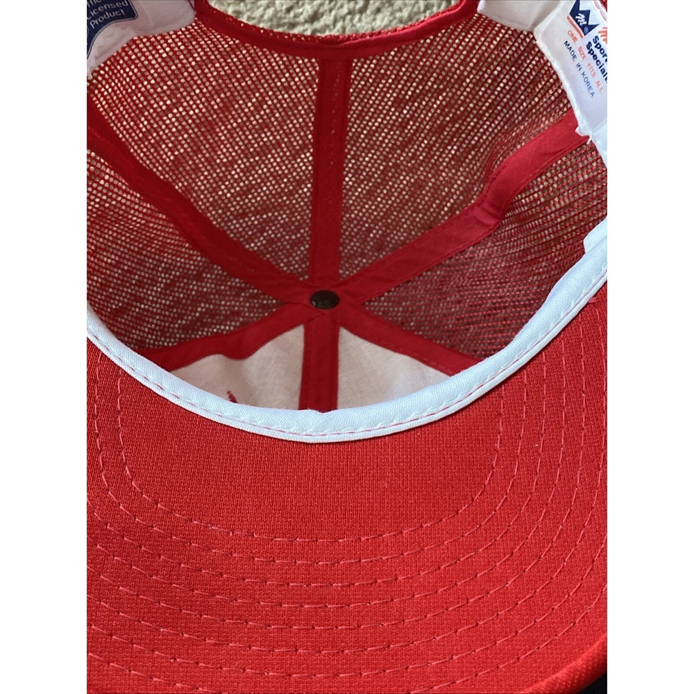 Atlanta Falcons Sports Specialties Hat Snapback Mesh 80s EARLY Spellout NFL - Picture 8 of 11